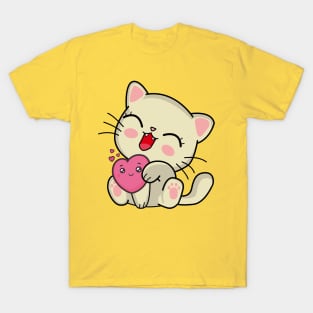 Meowentines day T-Shirt